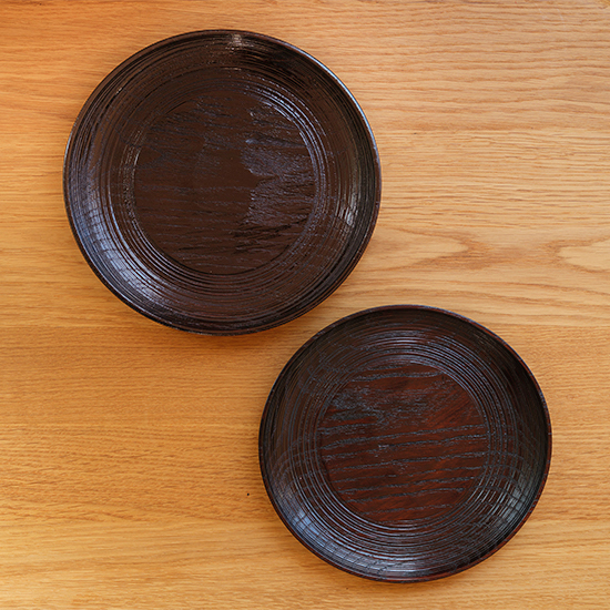 沢栗ハツリ皿
