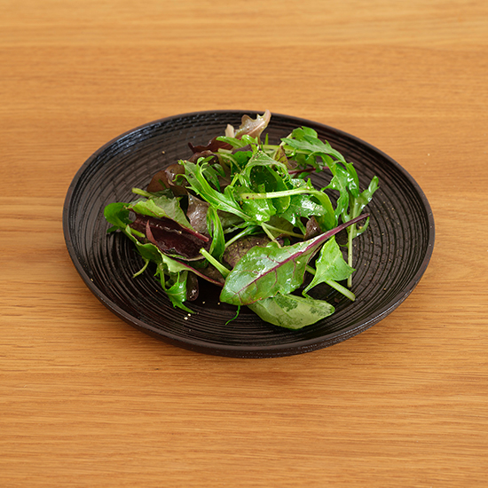 沢栗ハツリ皿　６．５寸