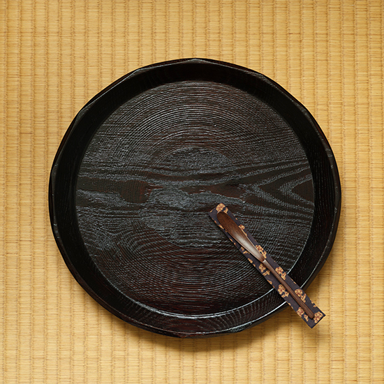 ☆村瀬治兵衛　沢栗菓子盆 村瀬治兵衛 沢栗青海盆8寸｜｜家庭画報ショッピングサロン