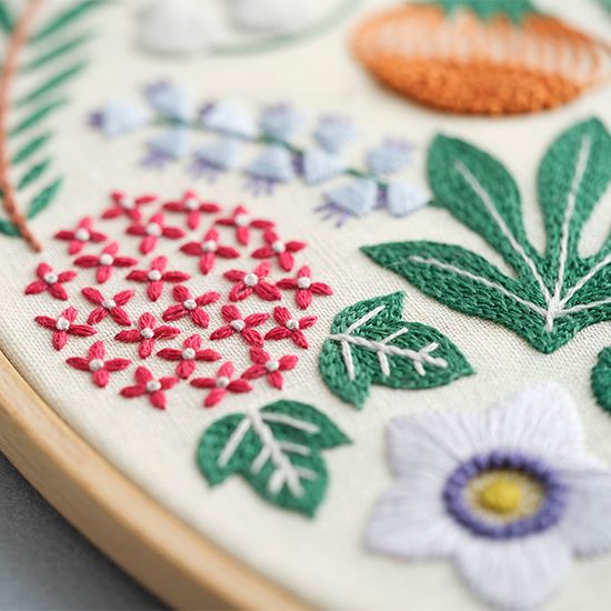 季節の花刺繍キット　夏