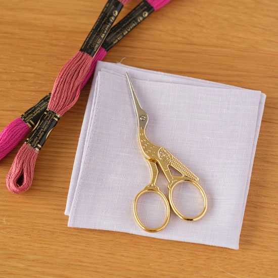 コウノトリモチーフハサミ