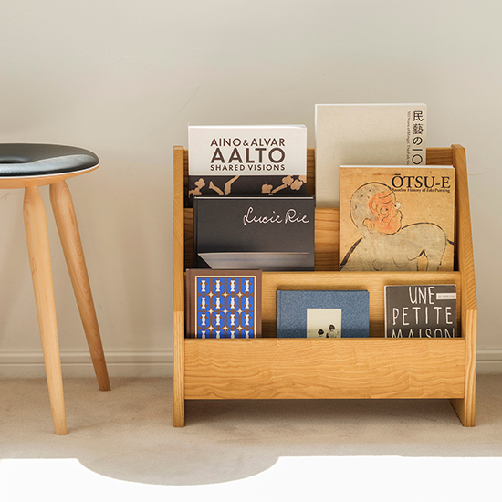 GMHS87○えぞ民芸 / EZO CREA クレア 書棚 本棚 ブックシェ