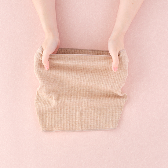 キャメル混 腹巻き