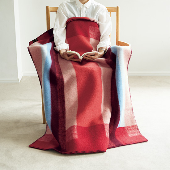 ロロスツイード　ブランケット　ミッケル　レッド