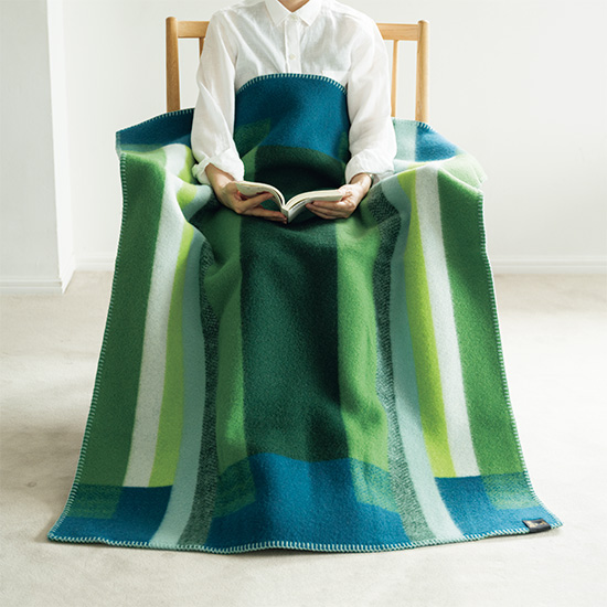 ロロスツイード　ブランケット　ミッケル　グリーン