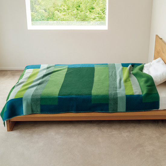 ロロスツイード　ブランケット　ミッケル　グリーン