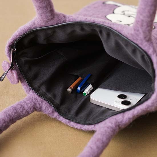 ムーミンのフェルトバッグ