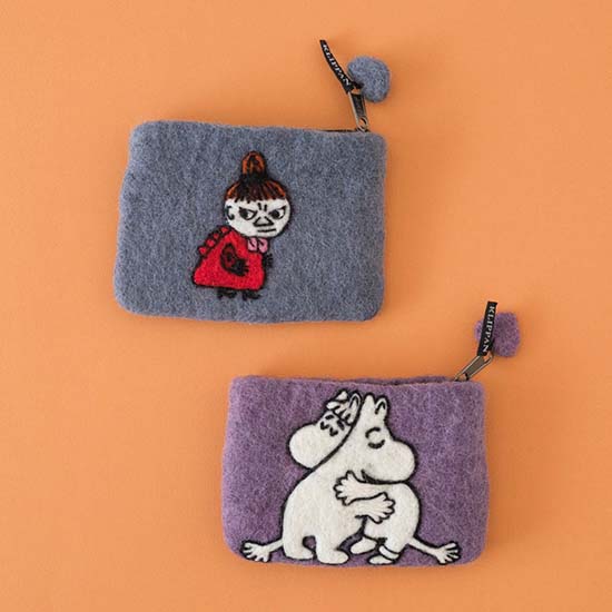 ムーミンのフェルトバッグ　ポーチ