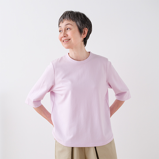 マリンシャツ　ピンク