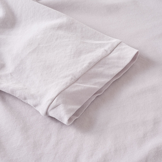 ハーフスリーブTシャツ　ライトグレー