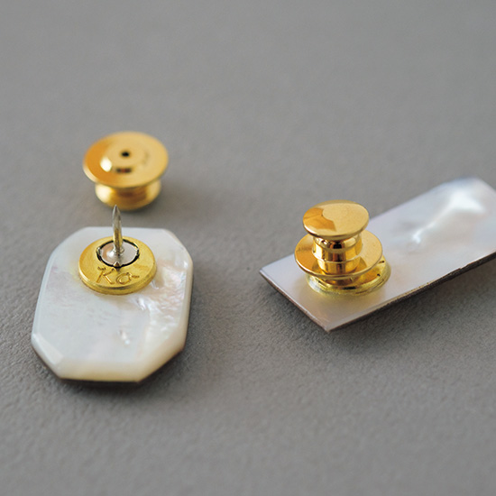 加賀蒔絵のブローチ