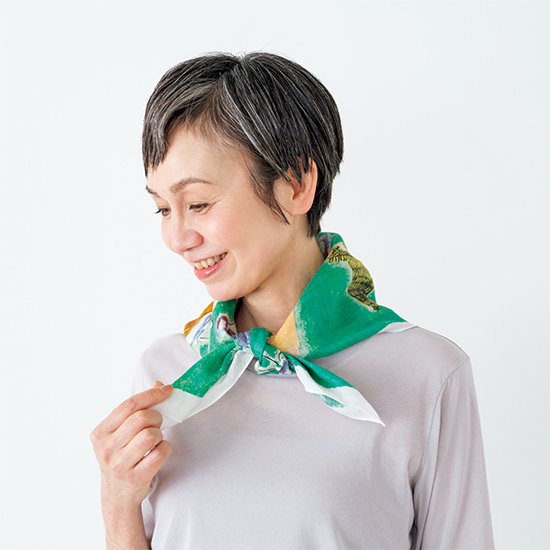 花森安治　リネンスカーフ