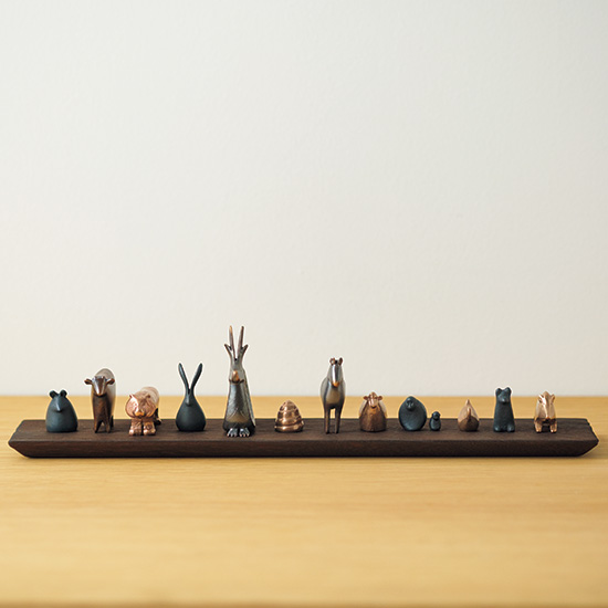 ミニ干支　十二支セット（トレー付き）