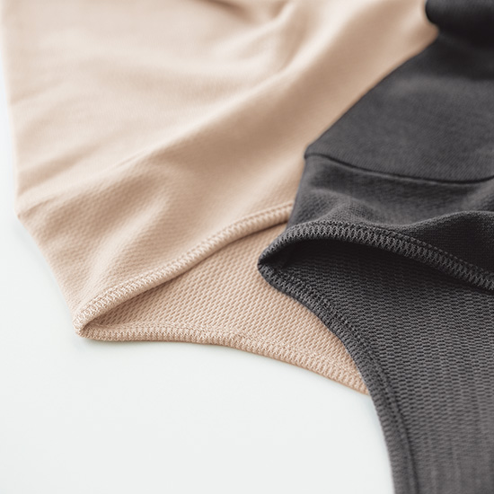 ロングボトム レディース インナー 下着 モカ・ブラック M L LLサイズ　(マリーネ) シルクとウールのインナー ロングボトム