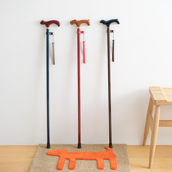 ねこといぬのステッキ