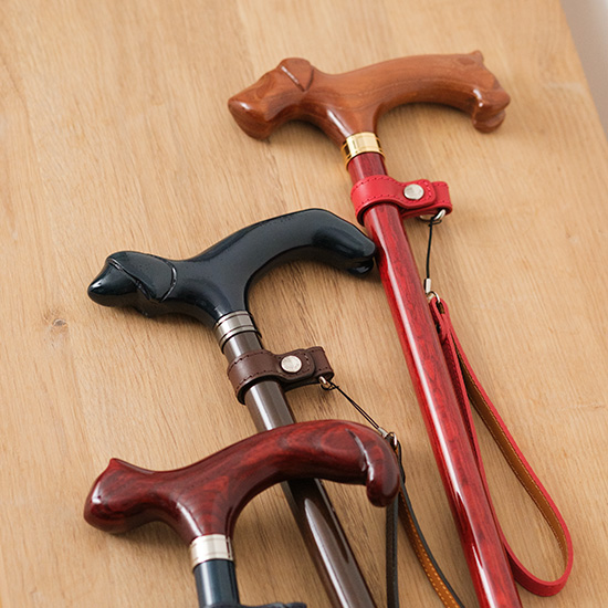 ねこといぬのステッキ