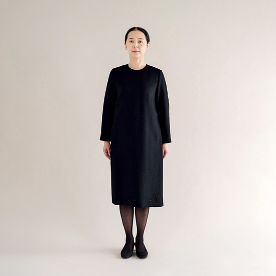 サイドプリーツワンピース サイドプリーツワンピース