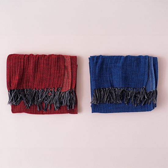 亀田織のショール　