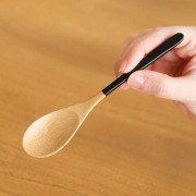 竹のデザートスプーン