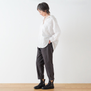 美品 小森縫製 日々 オーガニックコットンリネンのパンツ 美品 小森縫製 日々 オーガニックコットンリネンのパンツ パンツ