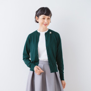 クルーネックカーディガン　パイン