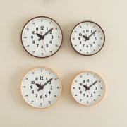 ふんぷんくろっく　壁掛け時計（30cm）ブラウン