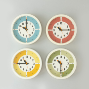 ふんぷんくろっく　カラー　壁掛け時計