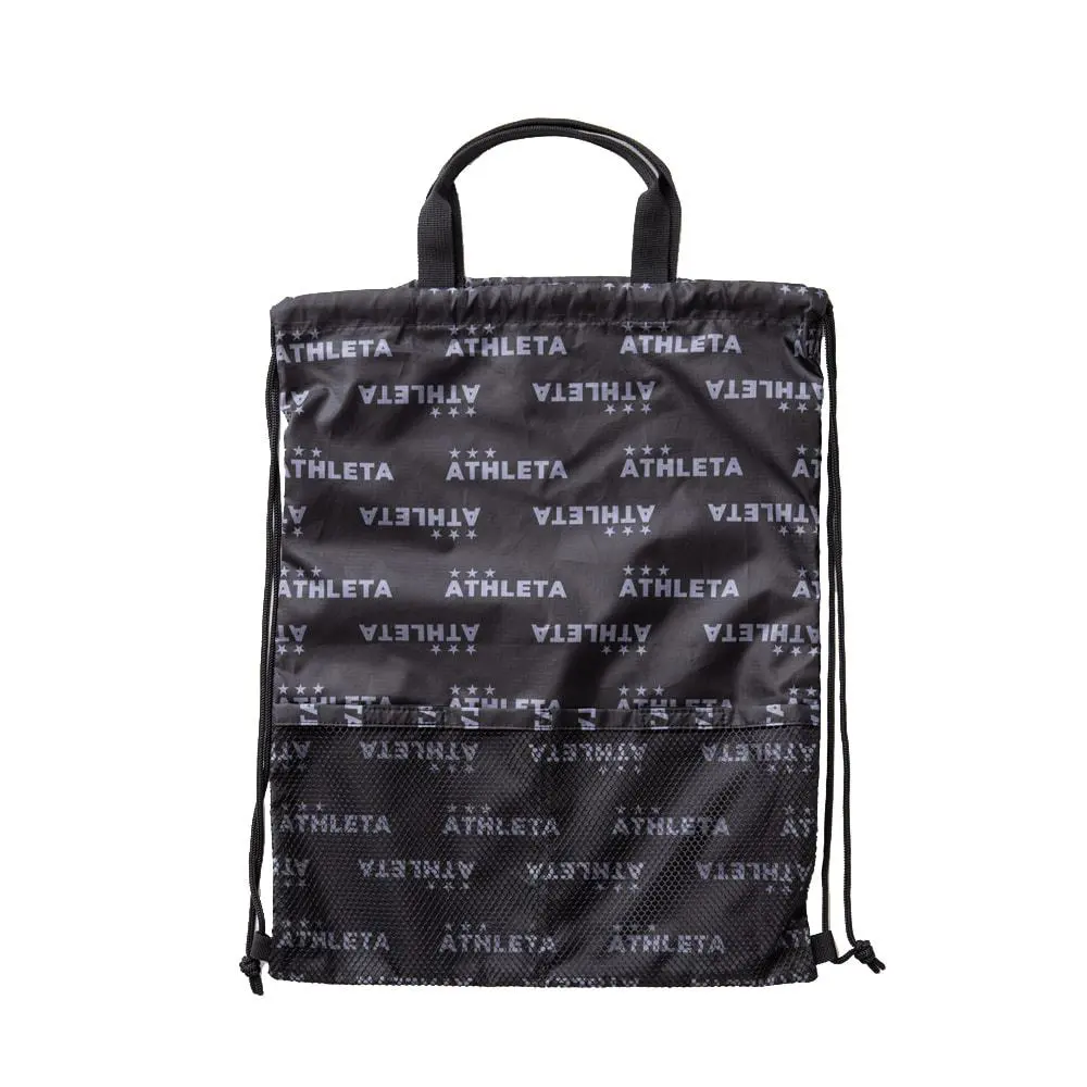 アスレタ　ランドリーバッグ　ブラック/イエロー/グリーン　05270