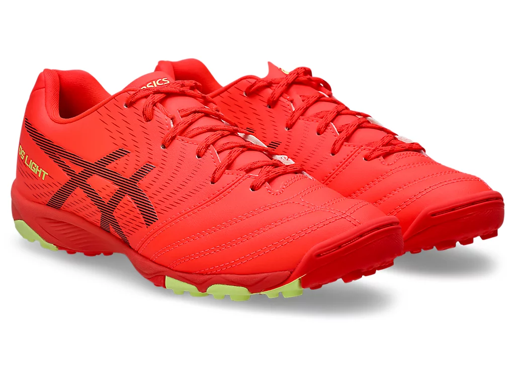 アシックス DSライト JR GS TF フラッシュレッド×ブラック 1104A053-600