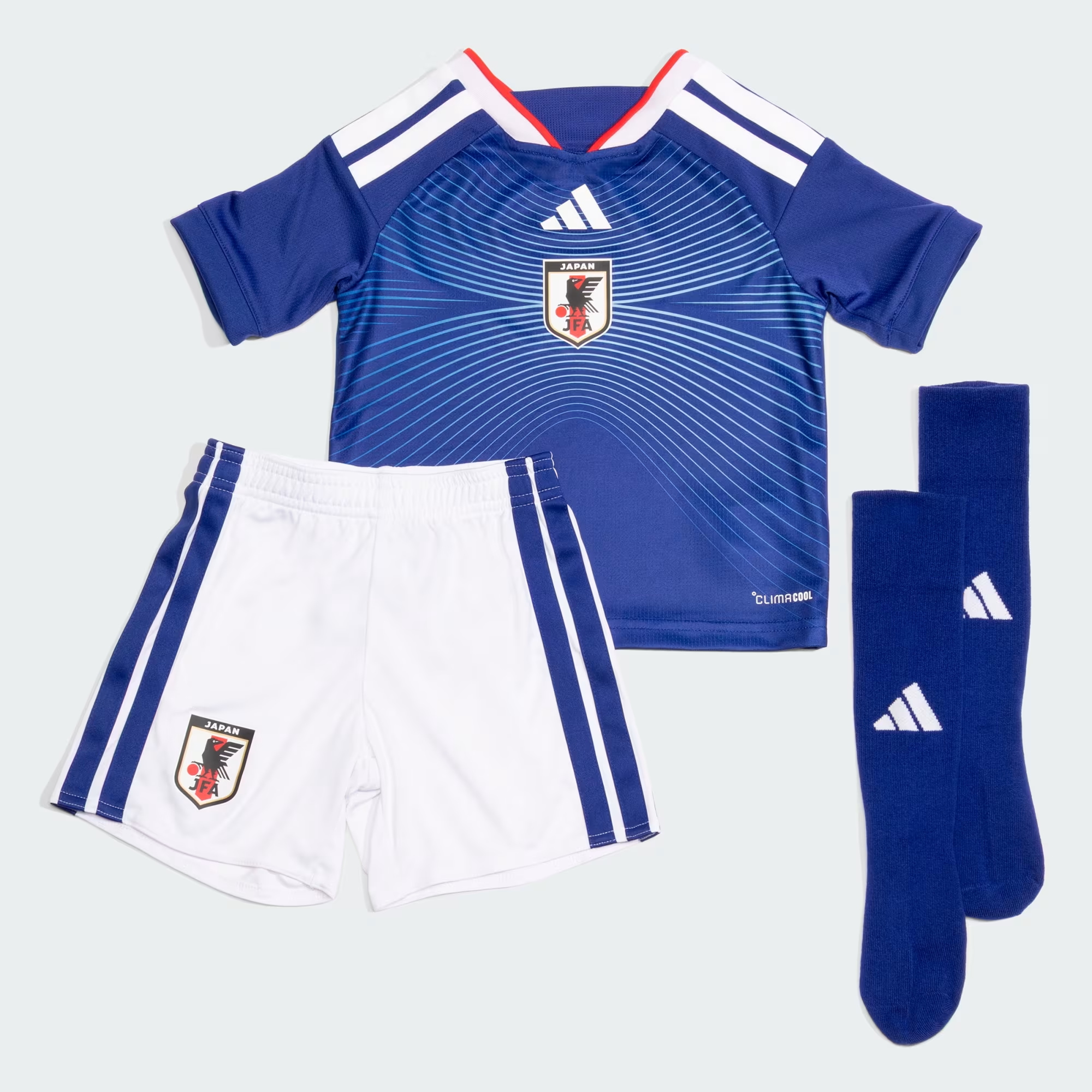 アディダス キッズ サッカー日本代表 2026 ホーム レプリカ ユニフォーム ミニキット VZ513