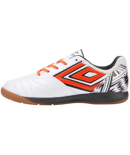 アンブロ アクセレイター TR JR WIDE IN ホワイト×オレンジ UU4WJB02WO