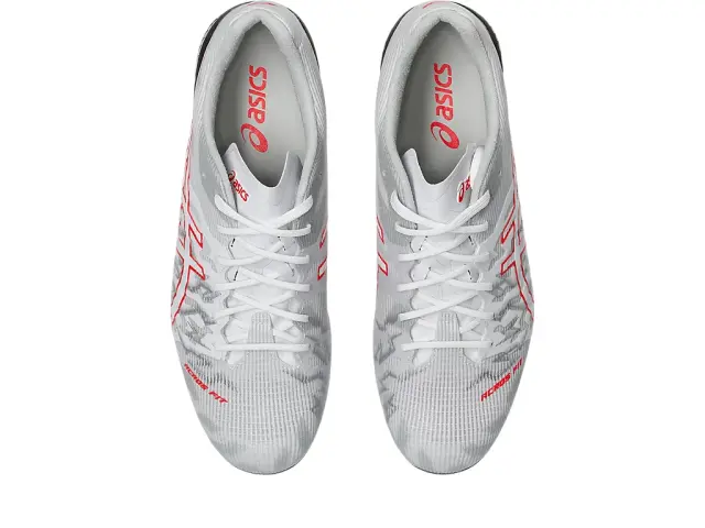 アシックス DS LIGHT ACROS 3 ホワイト×フラッシュレッド 1101A070-104
