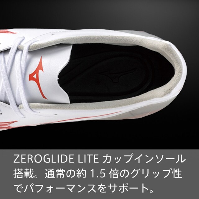 ミズノ モナルシーダNEO III SW ホワイト×レッド P1GA242460