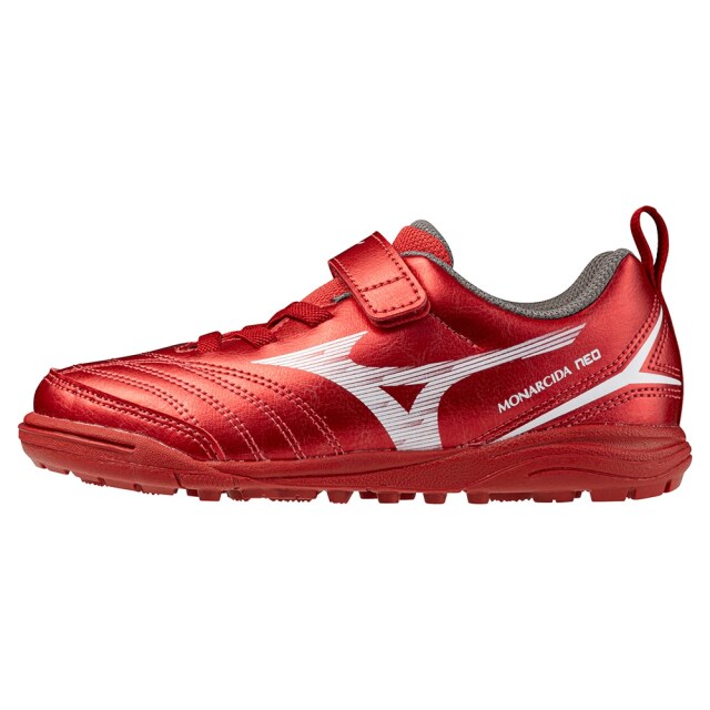 ミズノ モナルシーダNEO III CLUB KIDS AS ルビーレッド×ホワイト
