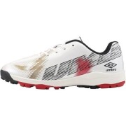 アンブロ　UMBRO はじめてサッカーシューズひも NEO　ホワイト×ブラック×レッド　UF4FCST8J