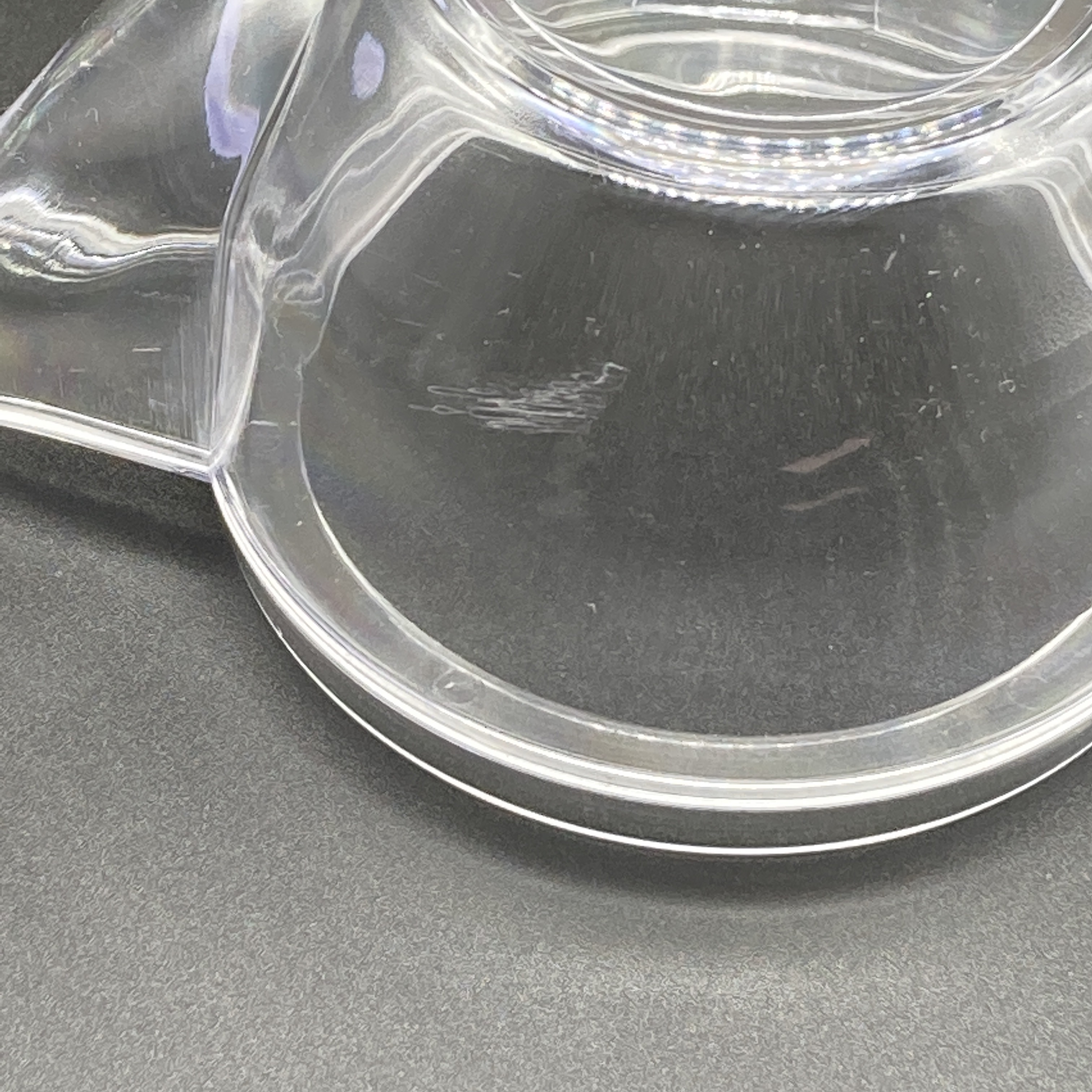 廃棄ロス削減品　B級特価）割れない透明急須