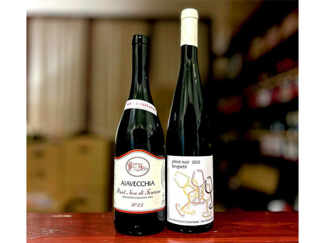 ＜ワインセット＞ アイア ヴェッキア ピノ ネーロ 2022 ＋ ルーシー コロンバン ピノ ノワール ラングセール 2022 計2本セット