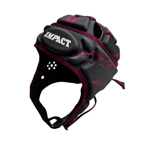 IMPACT V2 Premium Vented SPLATTER BLACK/MAROON