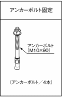 手摺固定用アンカーボルト
