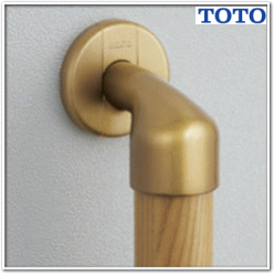 介護手摺り金具 直付エンドブラケット TOTO EWT11BE 自分で取り付ける