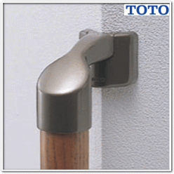 TOTO 手すり　ブラケット Amazon.co.jp: TOTO 住宅用屋外手すり 壁付受ブラケット(L付