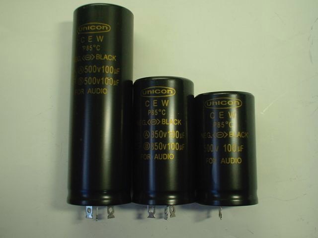 350V 47μF+47μF 電解コンデンサ