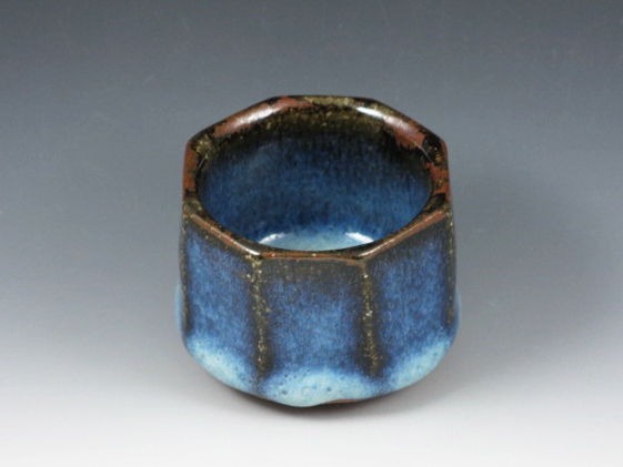 秋田県のやきもの　白岩焼の酒器ぐい呑