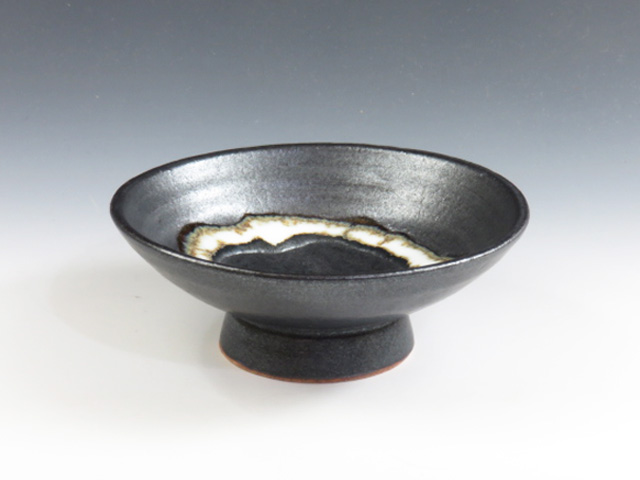 山形県のやきもの　碁点焼の酒器ぐい呑