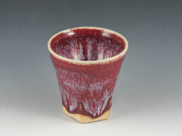 鳥取県のやきもの　上神焼の酒器ぐい呑