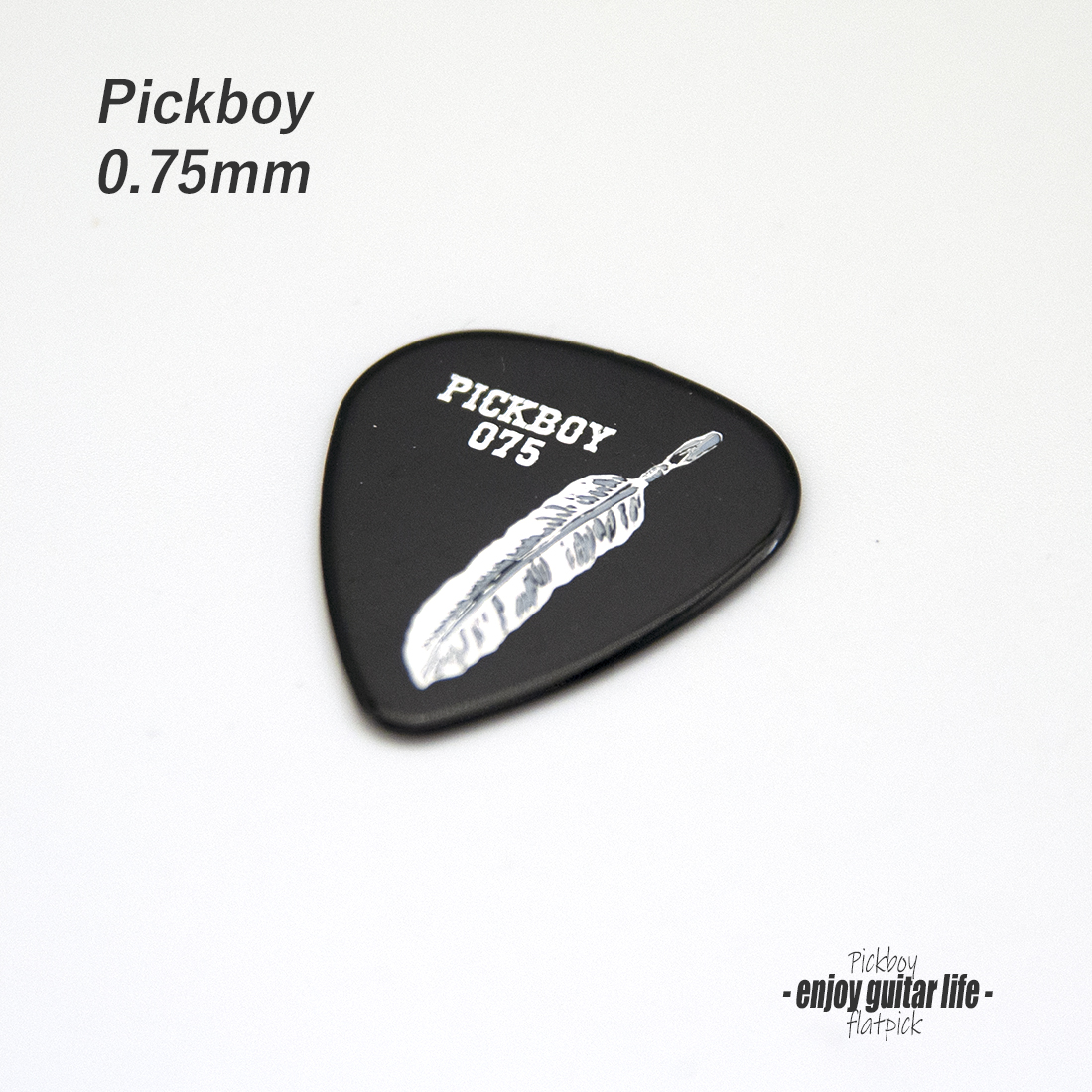 ★outlet 10個セット【フラットピック】GP-214-1/075 セルテックス材 ティアドロップ型 厚さ0.75mm ノイズレス 滑らかサウンド 練習用 ソフト感触 演奏系 ＜★送料200円ポスト投函＞ #0909