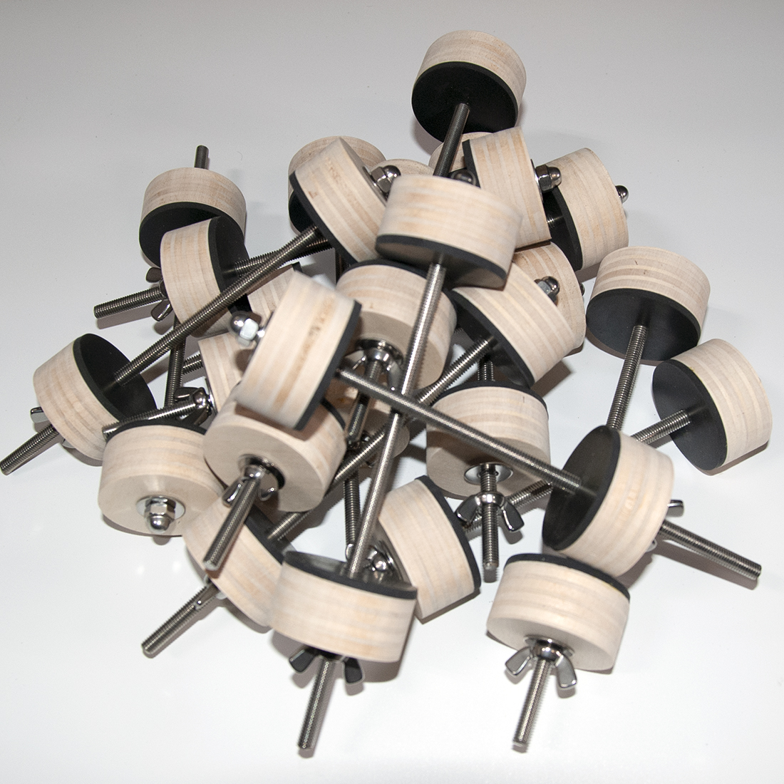 【ツール】スプールクランプ 直径45mm 最長135mm アコギボディ接着用 ステンレス オリジナル 製作補修 リペア メンテナンス ＜送料880円ヤマト宅急便＞#8067