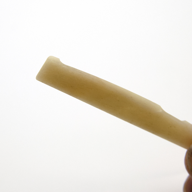 サドル 牛骨無漂白 ピッチ調整加工 72x2.7x11.5mm