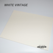 【ピックガード】ビンテージホワイト シート状 縦220mmx横290mmx厚1.2mm 表板保護 合成樹脂 シンプル ベーシック アクセント メンテナンス系 修理補修 ビルド クラフト   ＜送料200円ポスト投函＞#2120