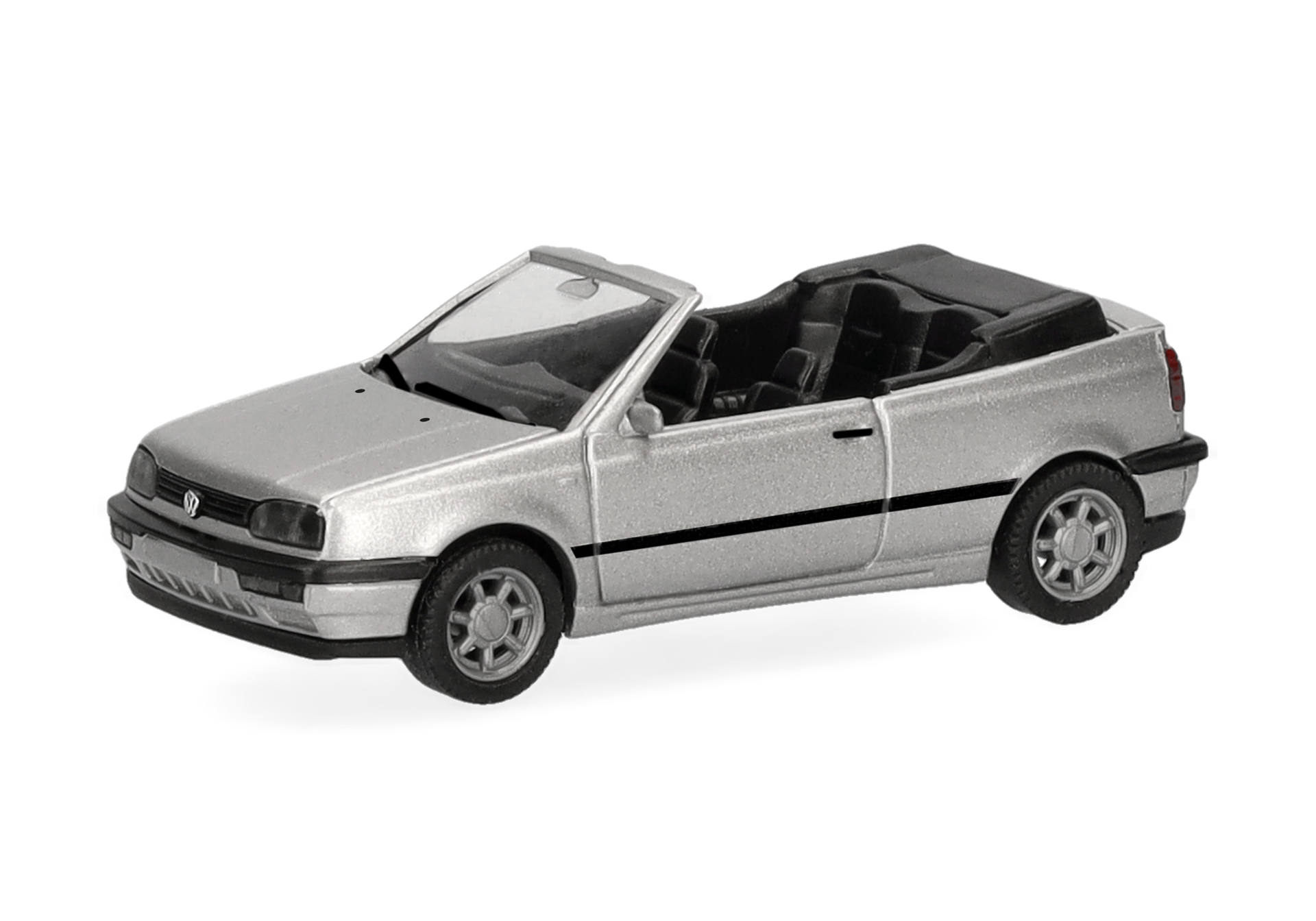 [予約]herpa Cars&Trucks 1/87 (プラスチック製) フォルクスワーゲン ゴルフ III カブリオ チタンシルバーメタリック